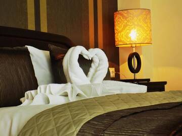 Фото номера Двухместный номер Делюкс с 1 кроватью и балконом Отель Hotel Spa Laskowo г. Jankowice 4